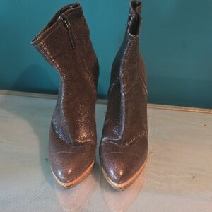 Prada | Shoes | Prada Black And White Jacquard Platform Ankle